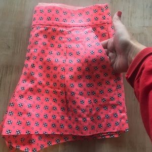 J. Crew Pattern Shorts 3.5”